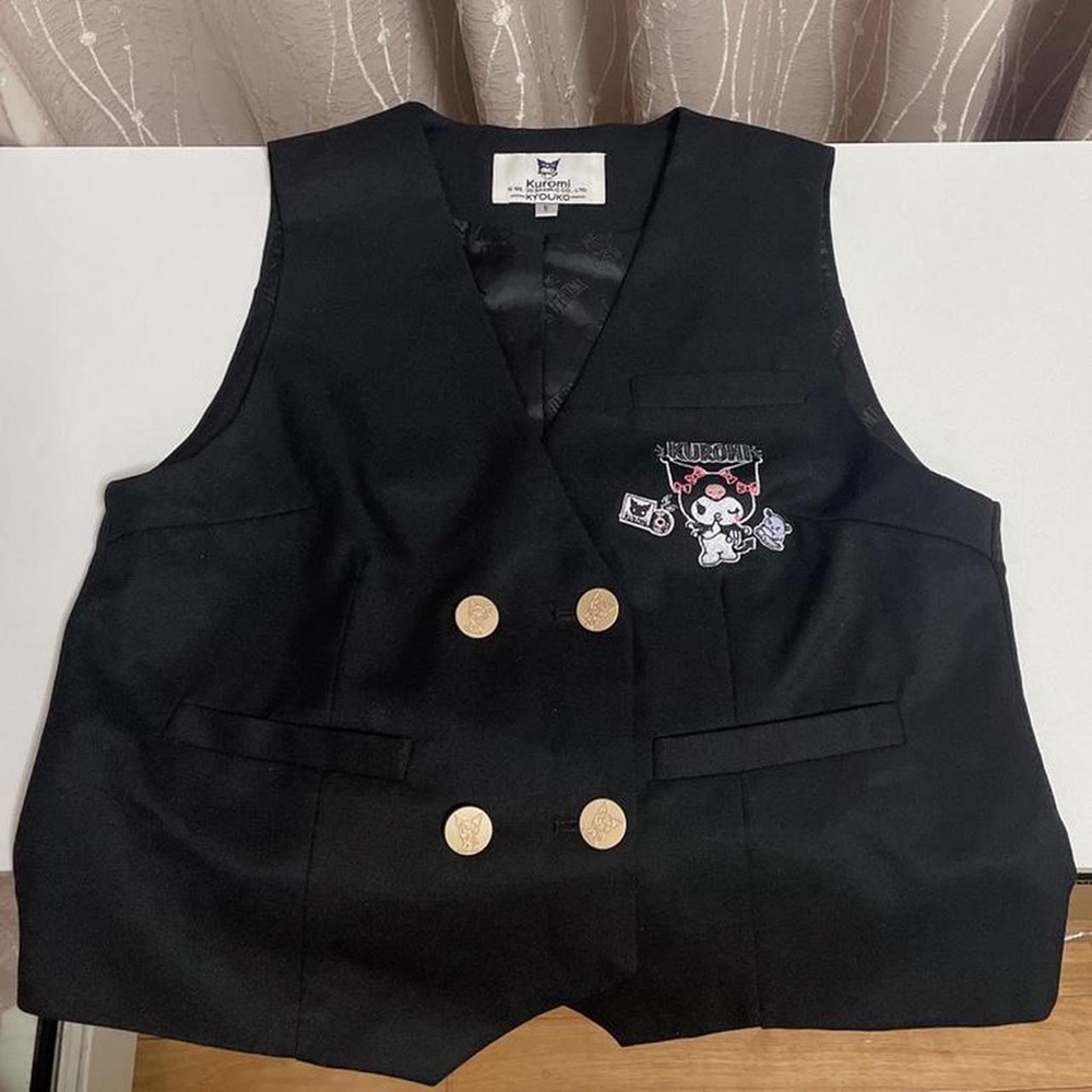 Official licensed Kuromi school girl vest